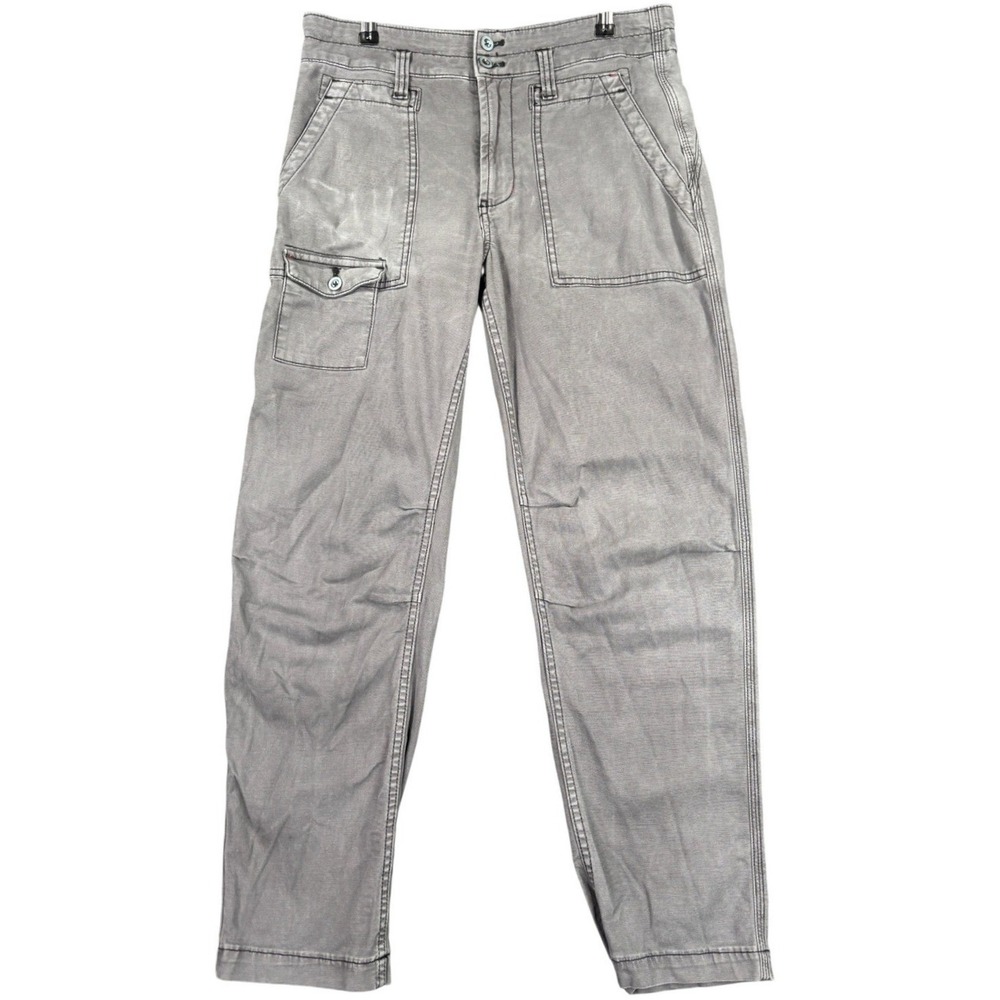 Anthropologie The Wanderer Grey Utility Cargo Pants Womens Size‎ 28 High Rise